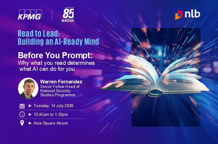 Before you prompt: Why what you read determines what AI can do for you | Read to Lead: Building an AI-Ready Mind @Asia Square Atrium