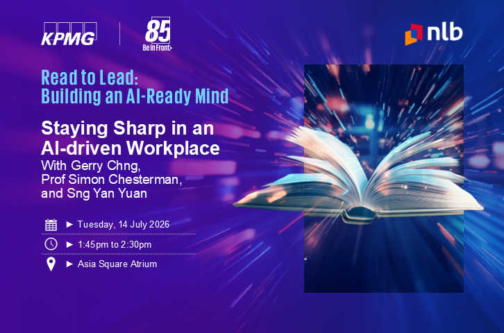 Staying sharp in an AI-driven workplace | Read to Lead: Building an AI-Ready Mind @Asia Square Atrium