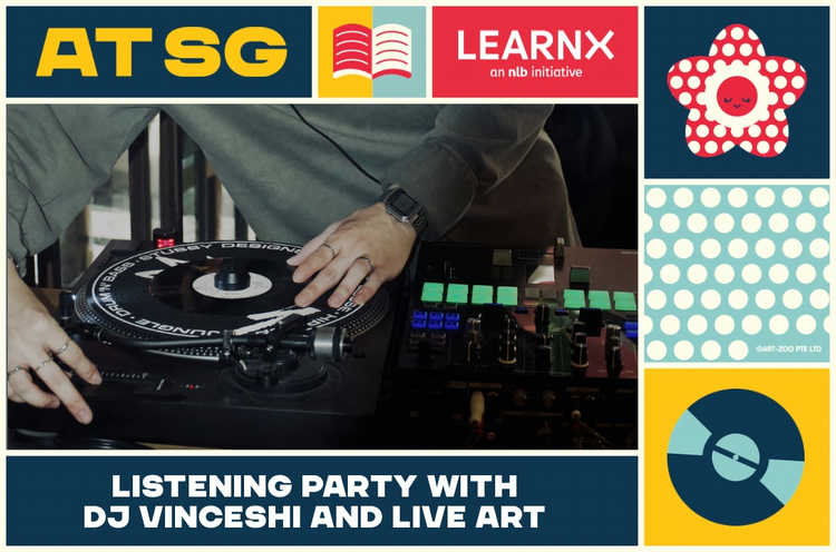 Listening Party with DJ vinceshi and Live Art | All Things Singapore 2026