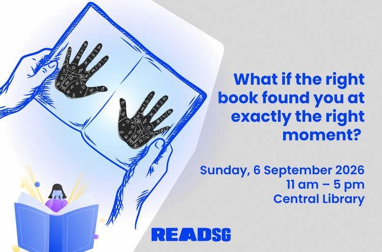 What if the right book found you at exactly the right moment? | ReadSG Launch