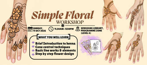 Basic Henna Flower Workshop