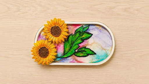 Get Crafty! – Sunflower Tray by Esty Art