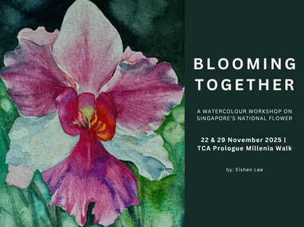 Blooming Together: a watercolour workshop on the national flower