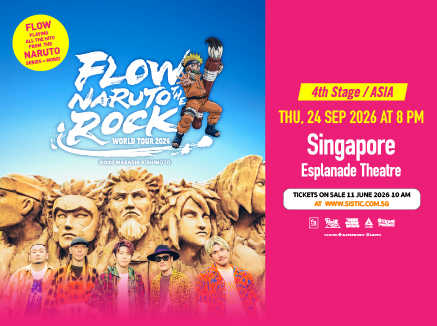 FLOW NARUTO THE ROCK WORLD TOUR 2026 - SINGAPORE