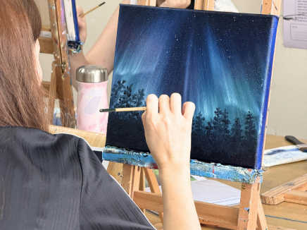 Aurora Borealis Oil Painting Workshop