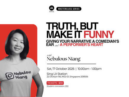 Truth, But Make it Funny: Giving Your Narrative a Comedians Ear and a Performers Heart - A Masterclass with Nebulous Niang